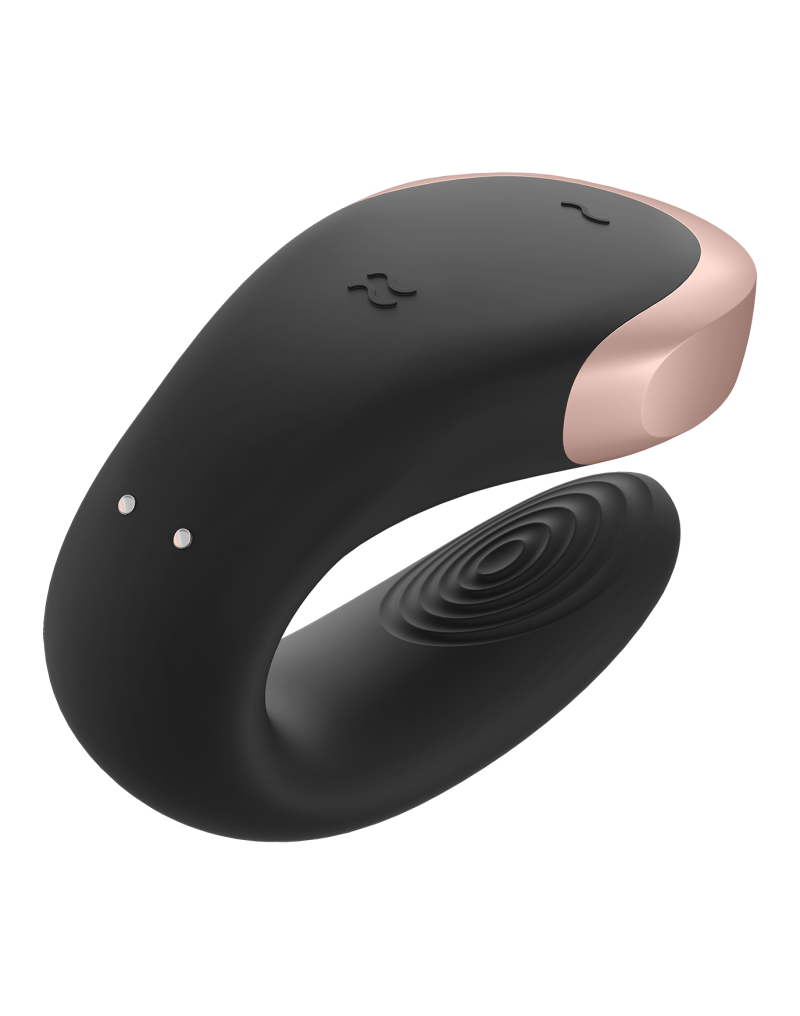 Satisfyer - Double Love - Luxury Partner Vibrator - Schwarz