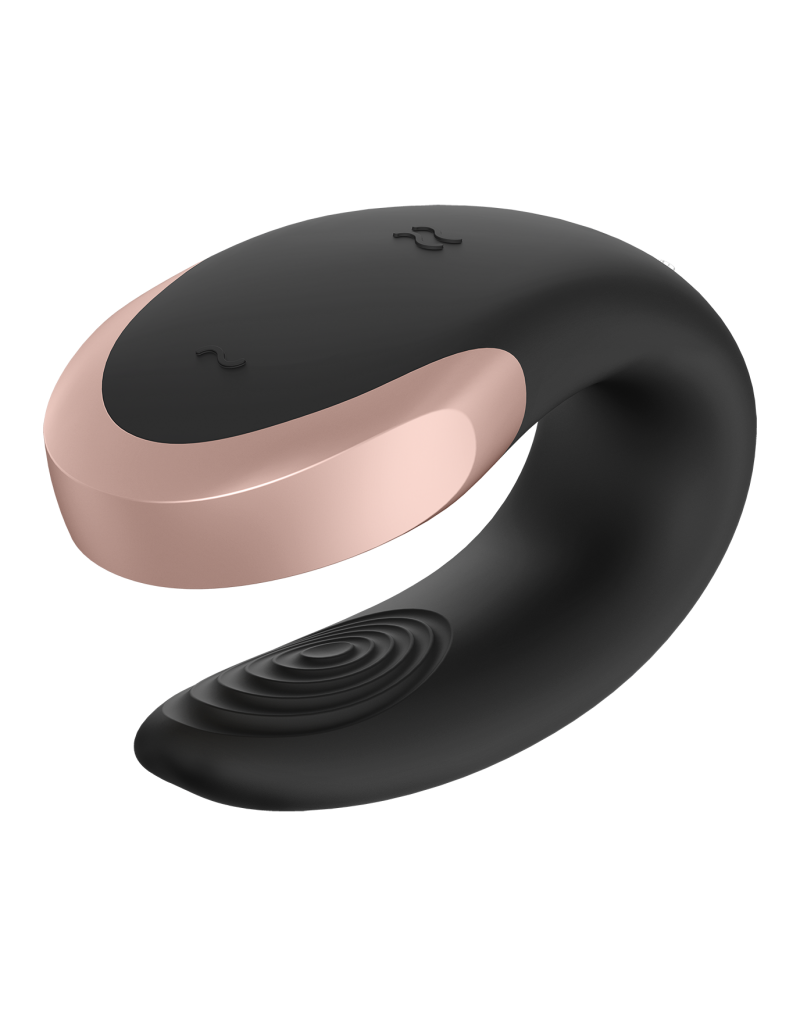 Satisfyer - Double Love - Luxury Partner Vibrator - Schwarz