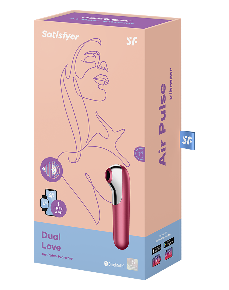 2: Satisfyer Dual Love Red / incl. Bluetooth and App