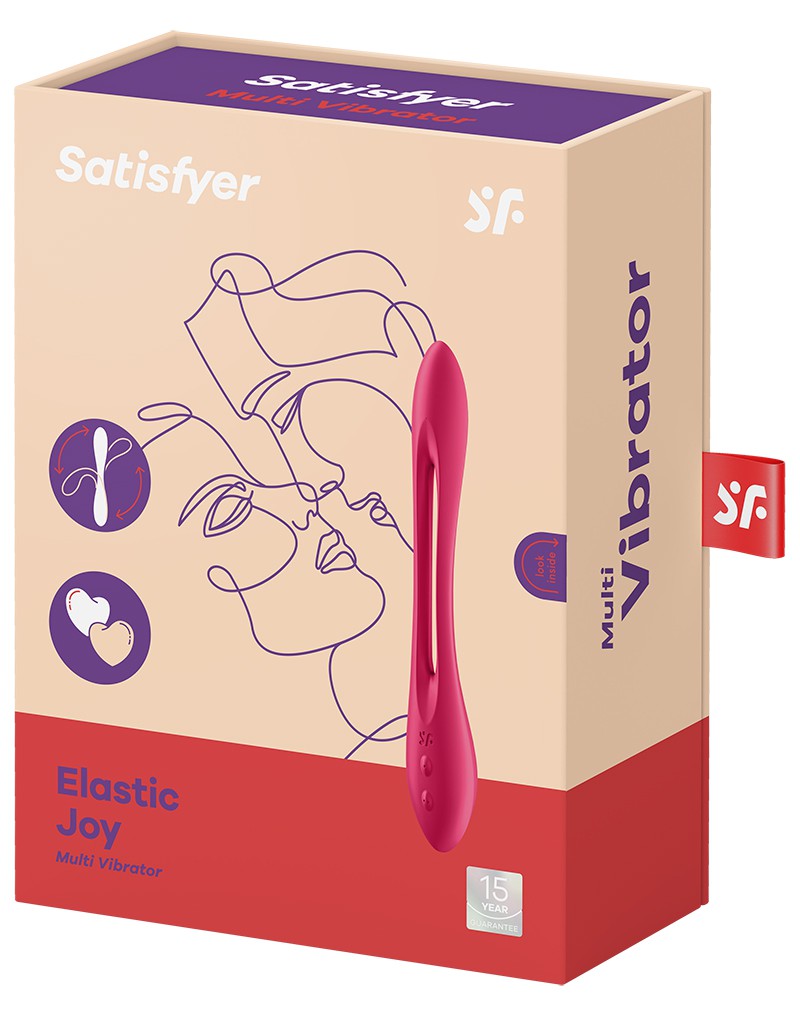 2: Satisfyer - Elastic Joy - Multi Vibrator - Rot