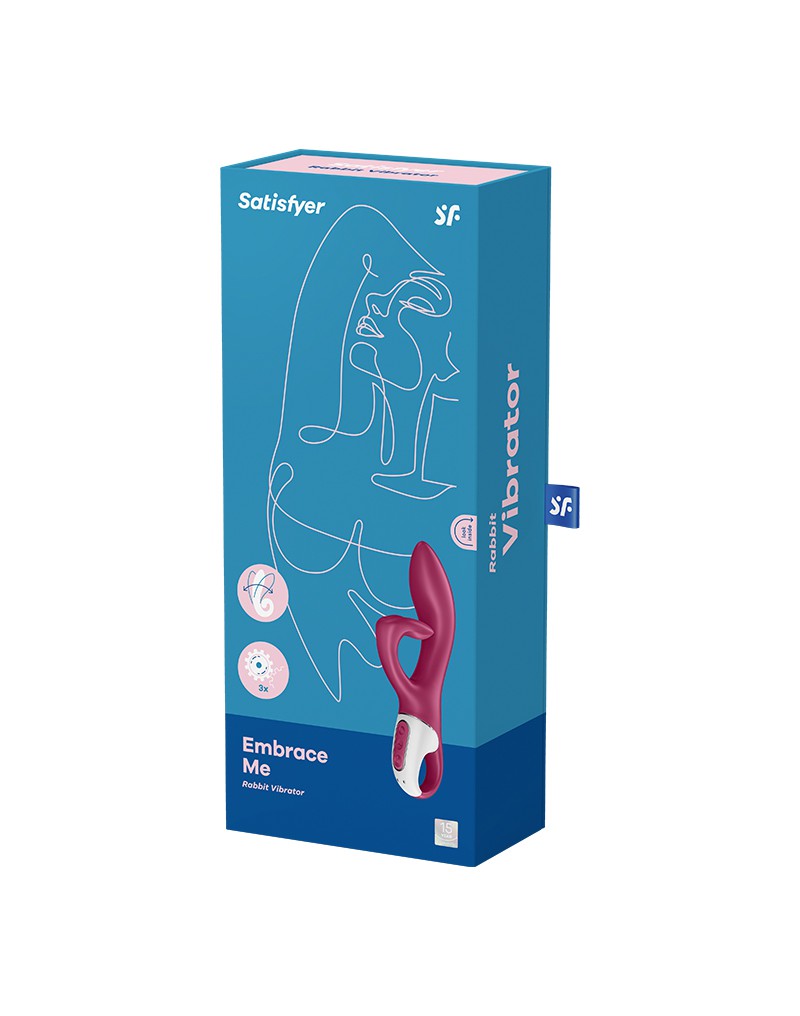 2: Satisfyer - Embrace Me - Rabbit Vibrator - Berry