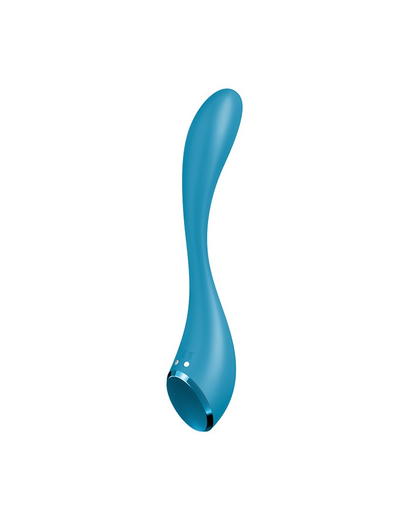 Satisfyer - G-Spot Flex 5+ - Flexible G-Spot Vibrator (mit App-Steuerung) - Blau