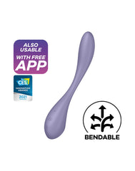 3: Satisfyer - G-Spot Flex 5+ - Flexible G-Spot Vibrator (mit App-Steuerung) - Lila