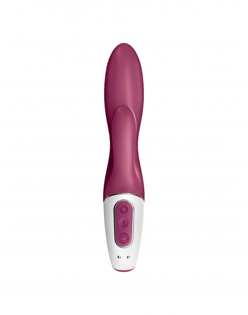 8: Satisfyer - Heated Affair - Erhitzender G-Punkt + Rabbit-Vibrator - Berry