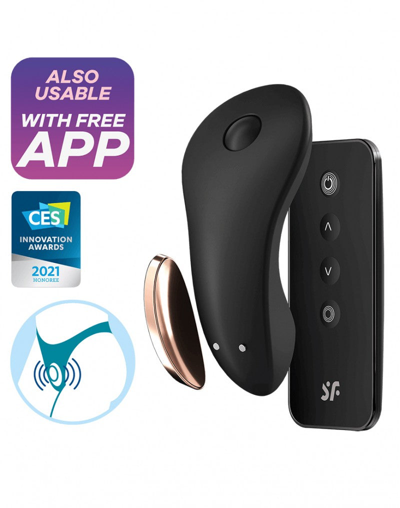 6: Satisfyer - Little Secret - Panty Vibrator - Schwarz
