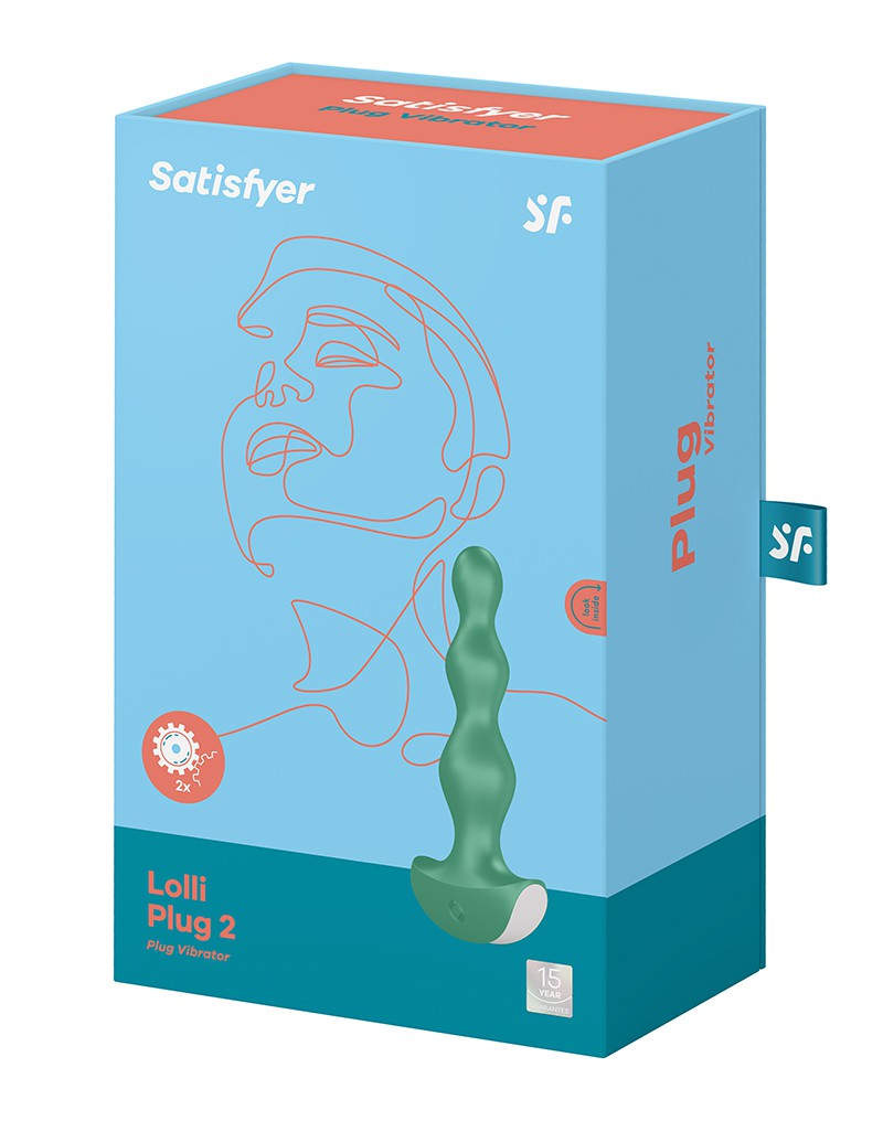 Satisfyer - Lolli Plug 2 - Vibrierender Anal Plug - Grün