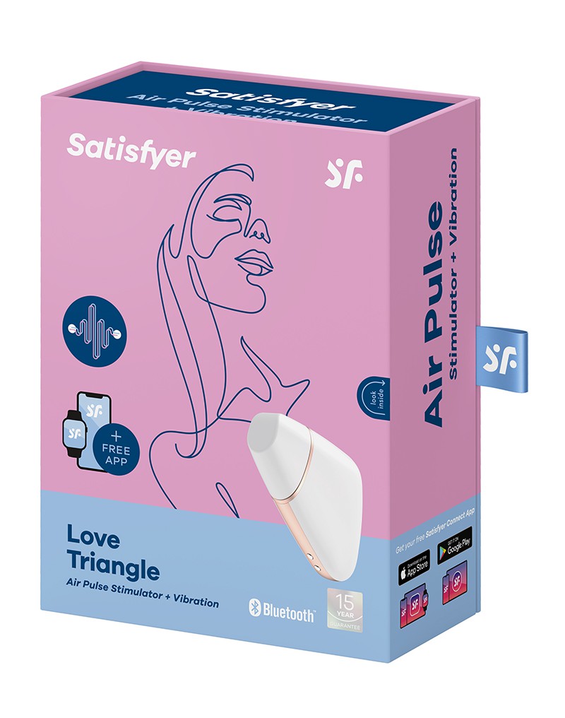 2: Satisfyer Love Triangle White / incl. Bluetooth and App