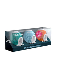 Satisfyer - Masturbator-Ei-Set (3 Stück) - Naughty, Savage, Crunchy