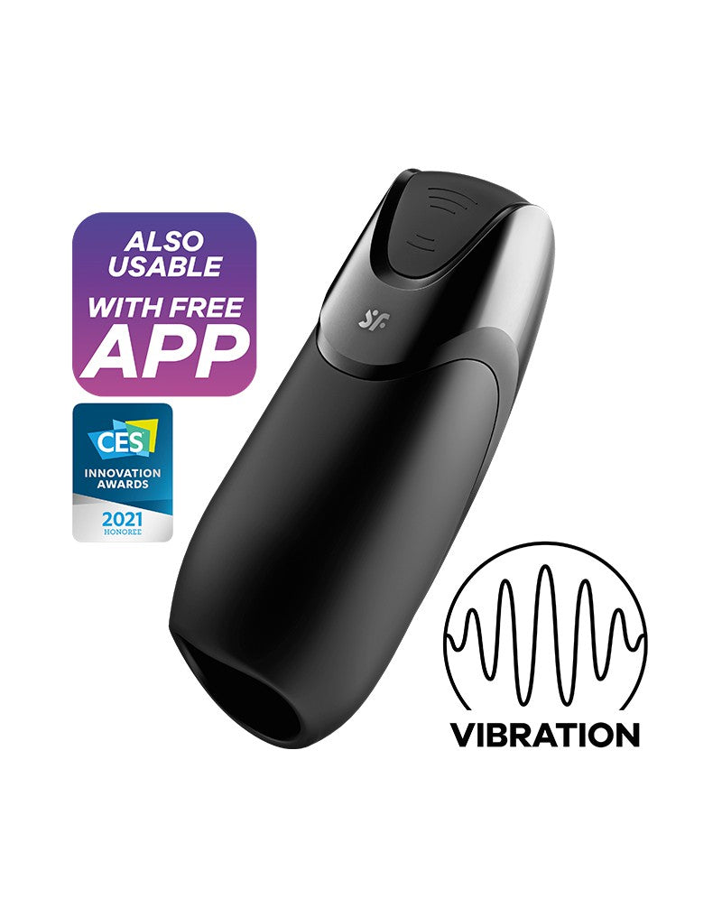 Satisfyer - Men Vibration+ (mit App-Steuerung) - Masturbator - Schwarz