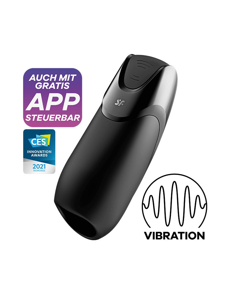 Satisfyer - Men Vibration+ (mit App-Steuerung) - Masturbator - Schwarz