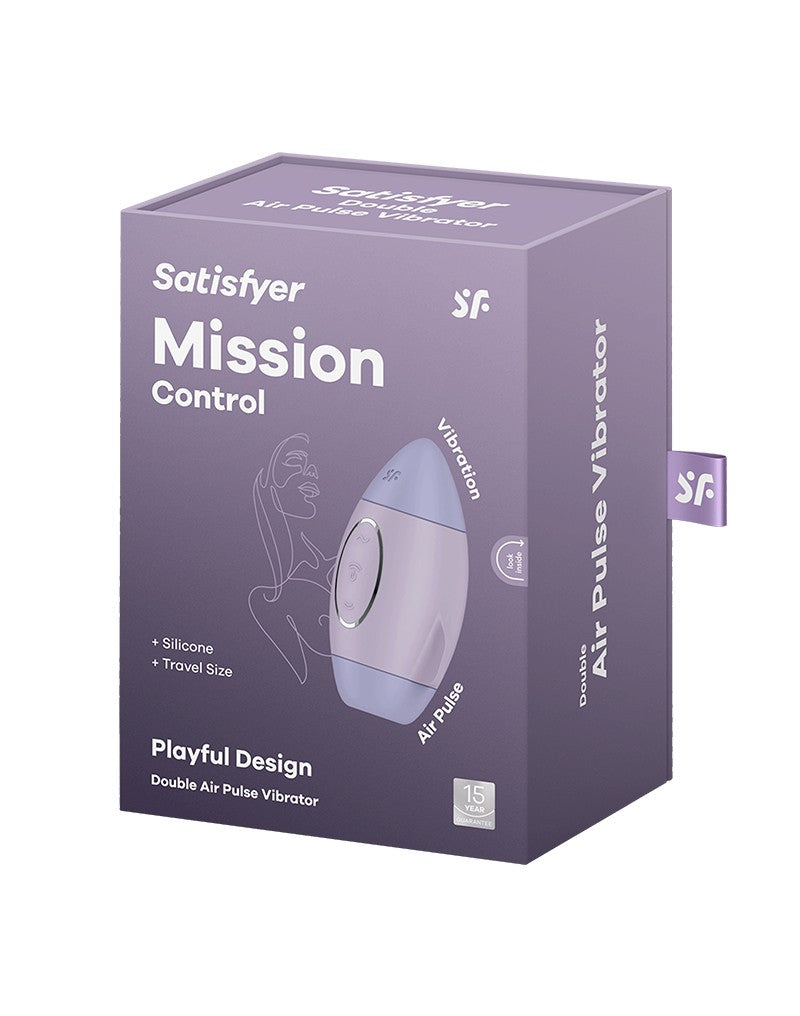 2: Satisfyer - Mission Control - Air Pulse Vibrator - Lila