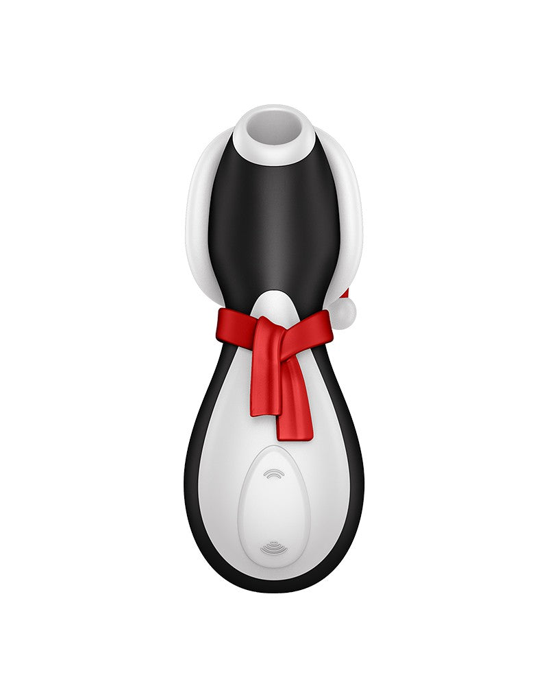 Satisfyer - Penguin Holiday Edition - Luftdruck Stimulator - Schwarz, Rot & Weiß