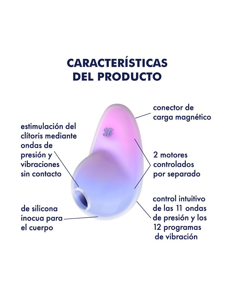 Satisfyer - Pixie Dust - Air Pulse Vibrator - Lila & Rosa