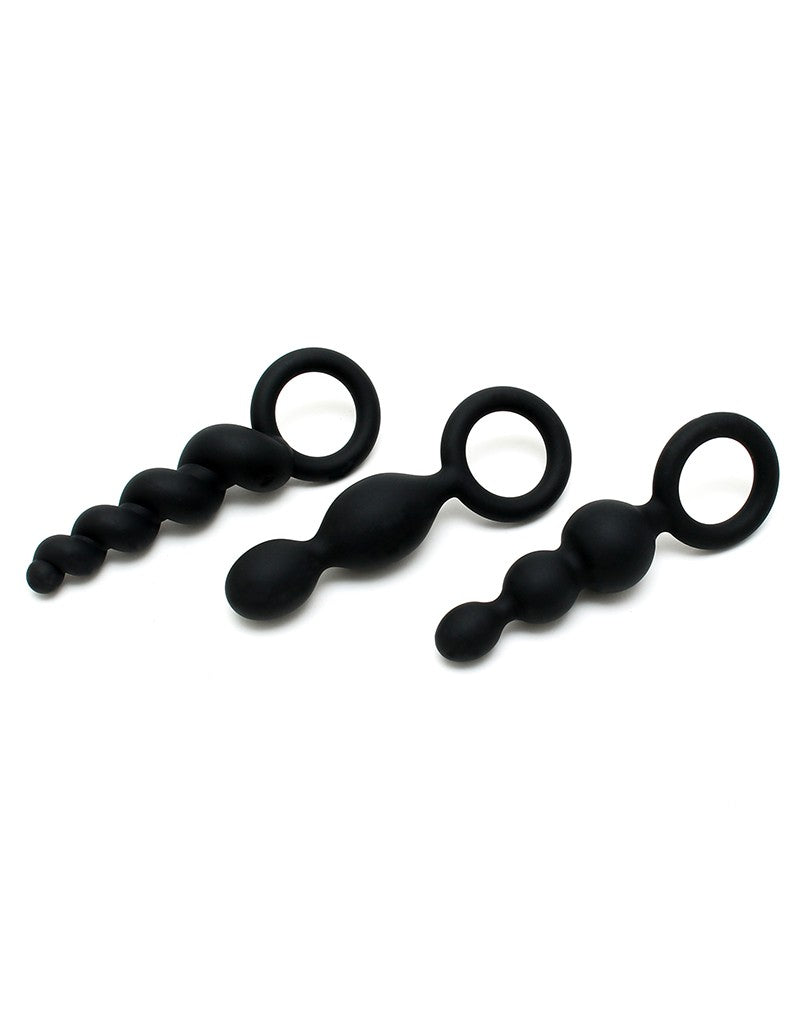 3: Satisfyer Booty Call Black (set of 3)