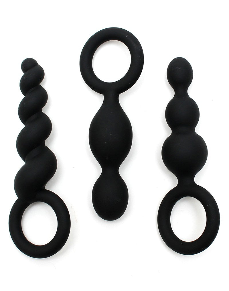 4: Satisfyer Booty Call Black (set of 3)