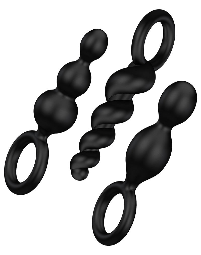 1: Satisfyer Booty Call Black (set of 3)