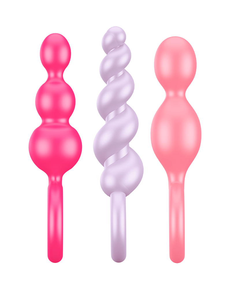 4: Satisfyer - Booty Call Coloured (set of 3)