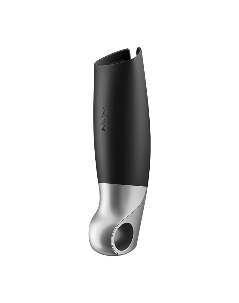 Satisfyer - Power Masturbator (mit App-Steuerung) - Masturbator - Schwarz & Silber