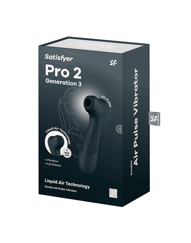 2: Satisfyer - Pro 2 Generation 3 - Air Pulse Vibrator - Schwarz