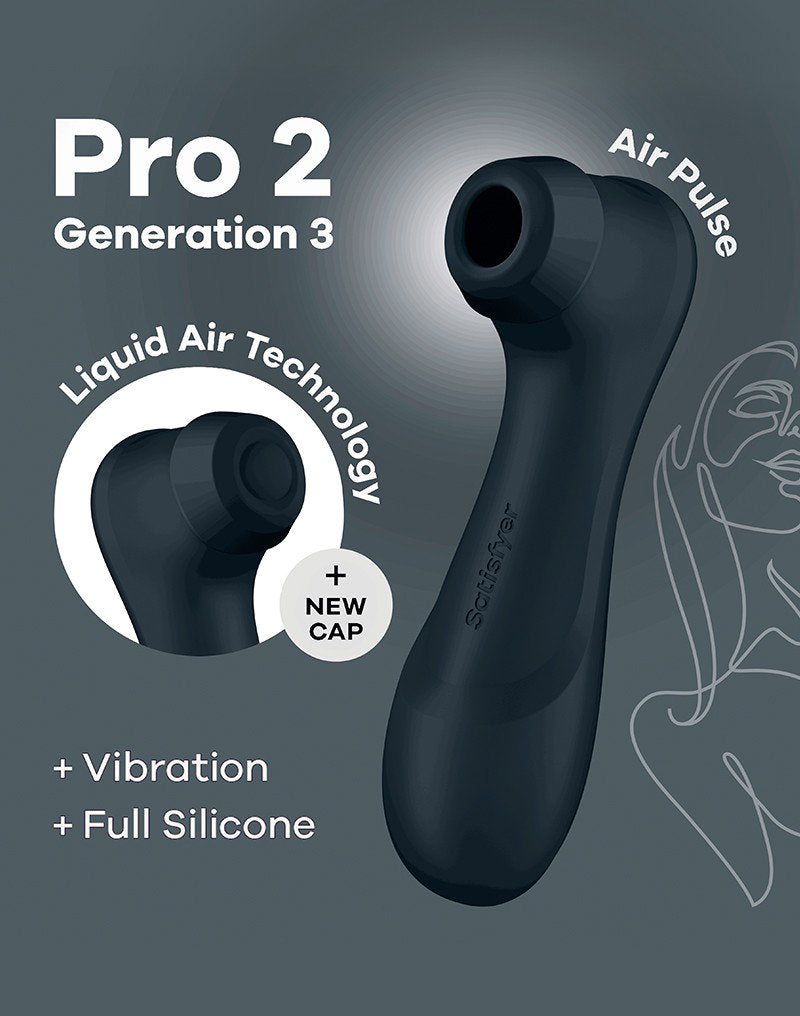 3: Satisfyer - Pro 2 Generation 3 - Air Pulse Vibrator - Schwarz