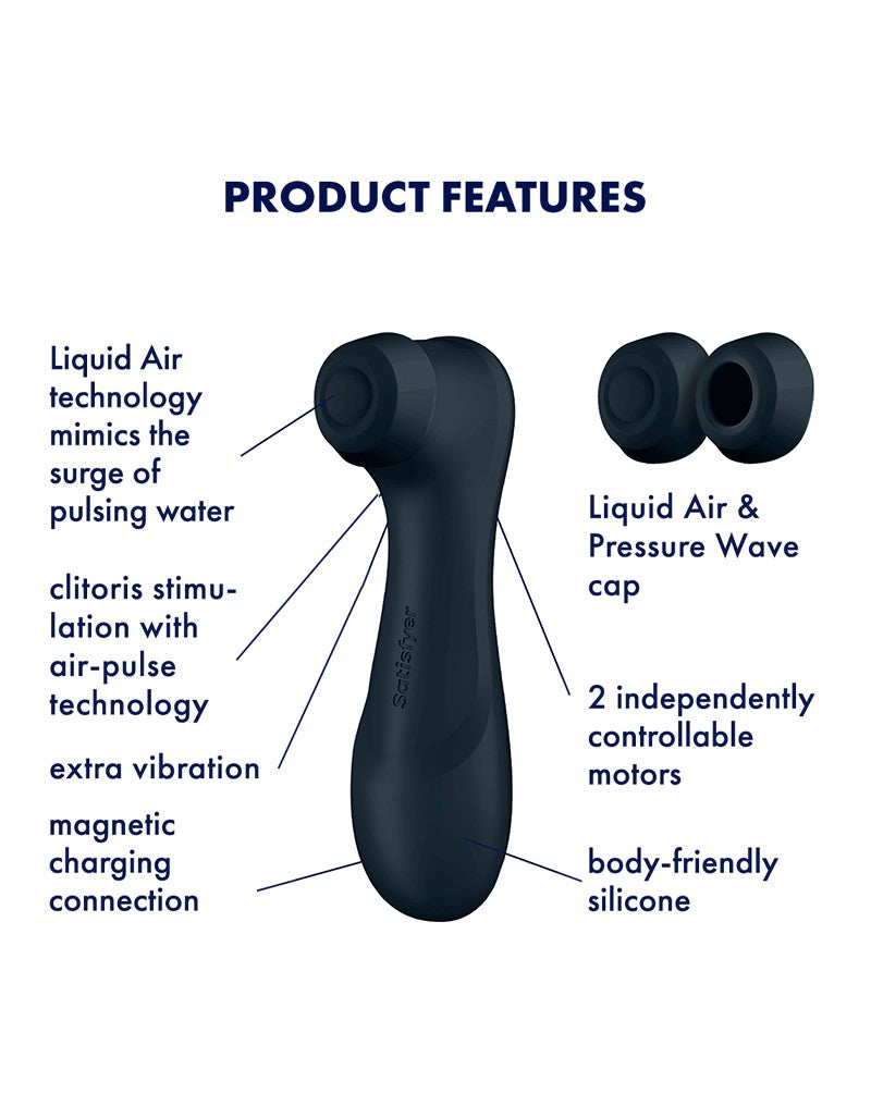4: Satisfyer - Pro 2 Generation 3 - Air Pulse Vibrator - Schwarz