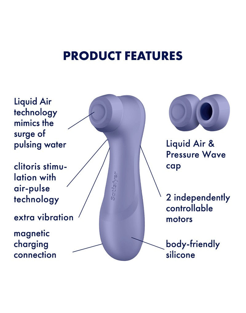 Satisfyer - Pro 2 Generation 3 - Air Pulse Vibrator - Lila