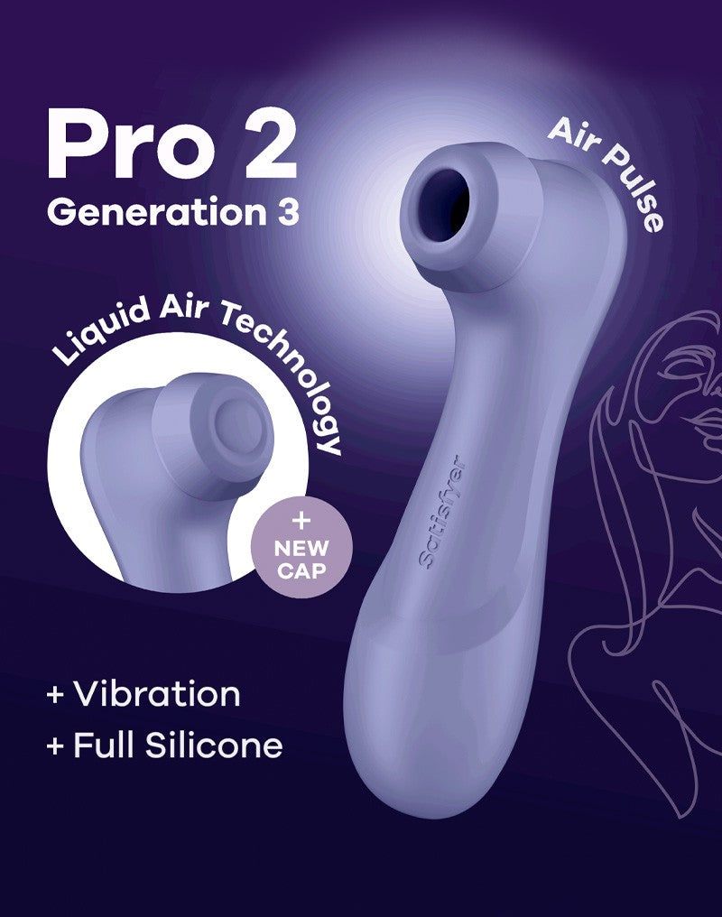 Satisfyer - Pro 2 Generation 3 - Air Pulse Vibrator - Lila