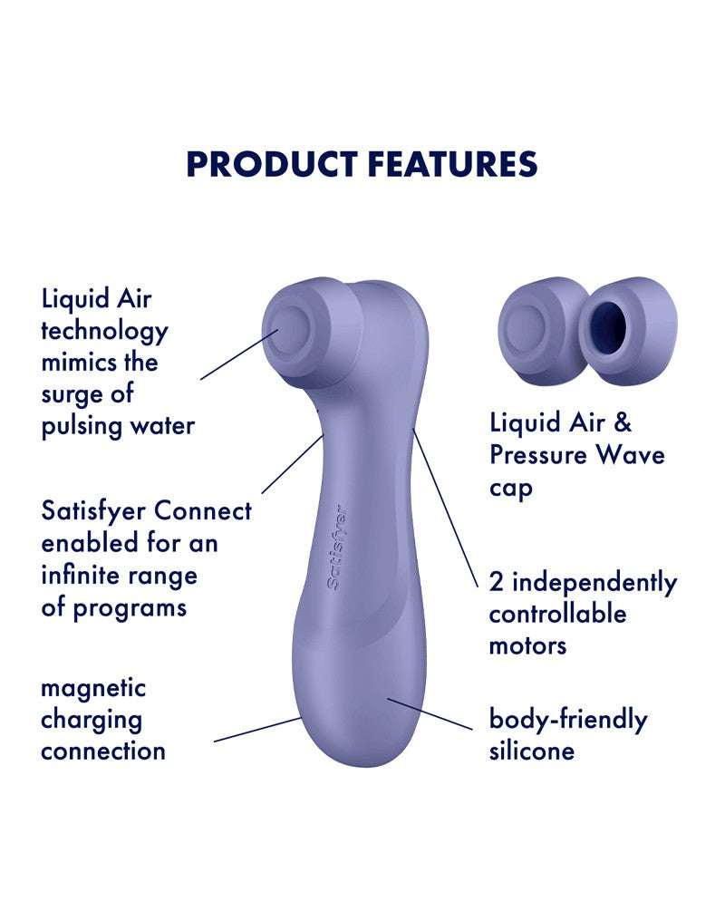 Satisfyer - Pro 2 Generation 3 - Air Pulse Vibrator (mit App-Steuerung) - Lila