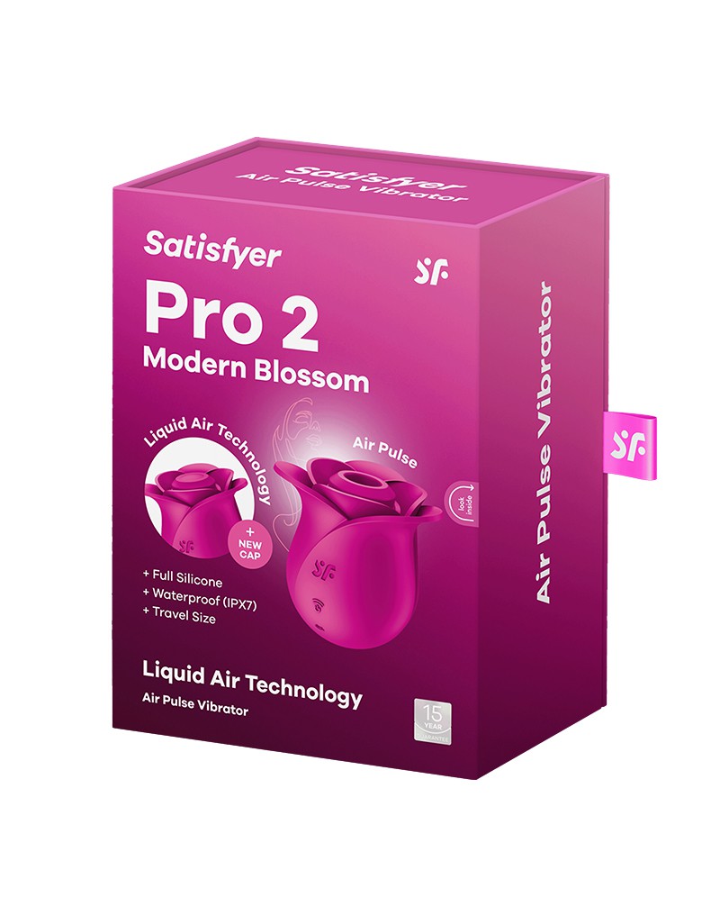 Satisfyer - Pro 2 Modern Blossom - Air Pulse Vibrator - Rosa