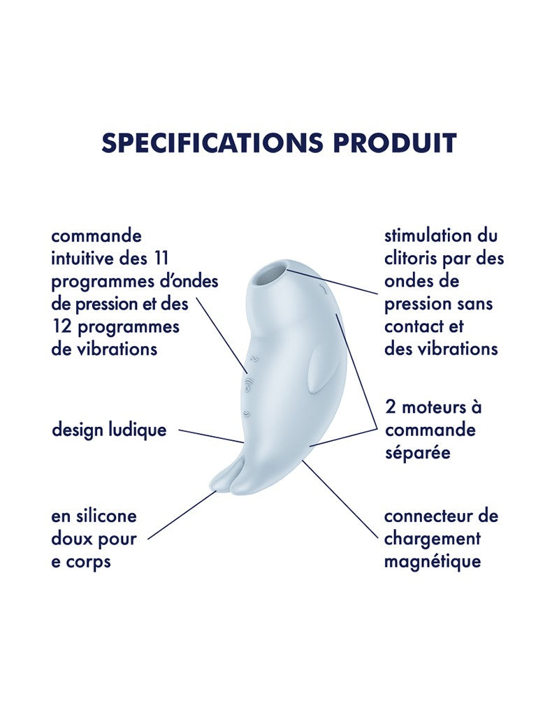 10: Satisfyer - Seal You Soon - Luftimpuls-Vibrator - Blau