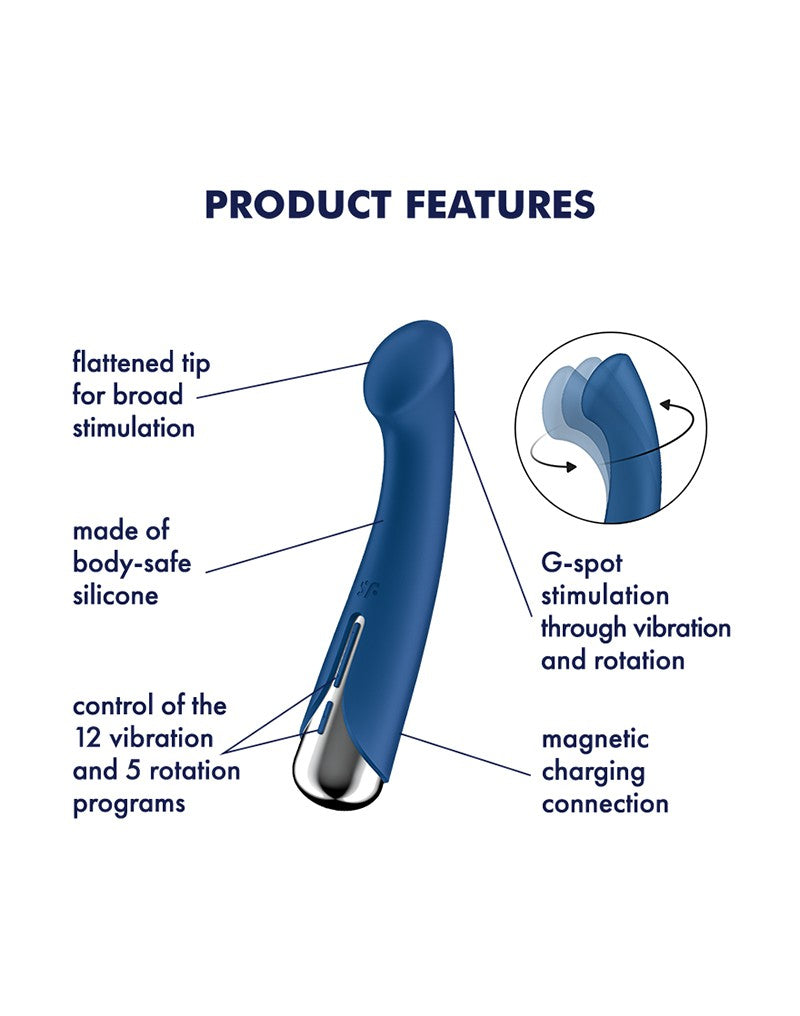 Satisfyer - Spinning G-Spot 1 - G-Punkt-Vibrator - Blau