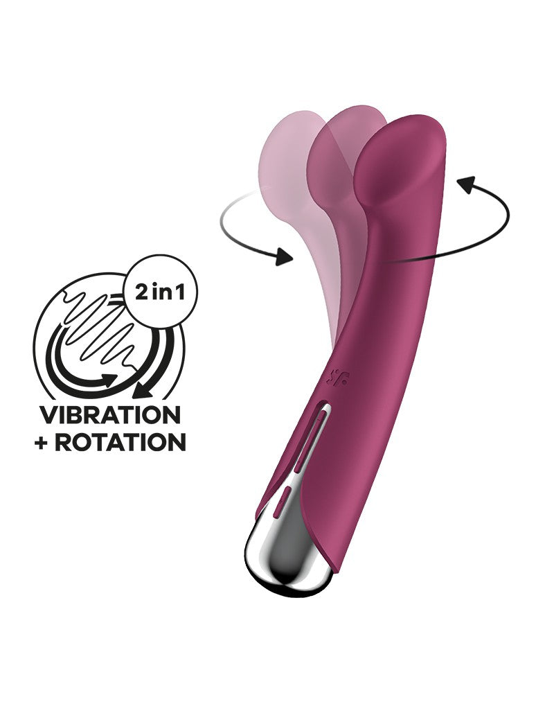 Satisfyer - Spinning G-Spot 1 - G-Punkt-Vibrator - Rot