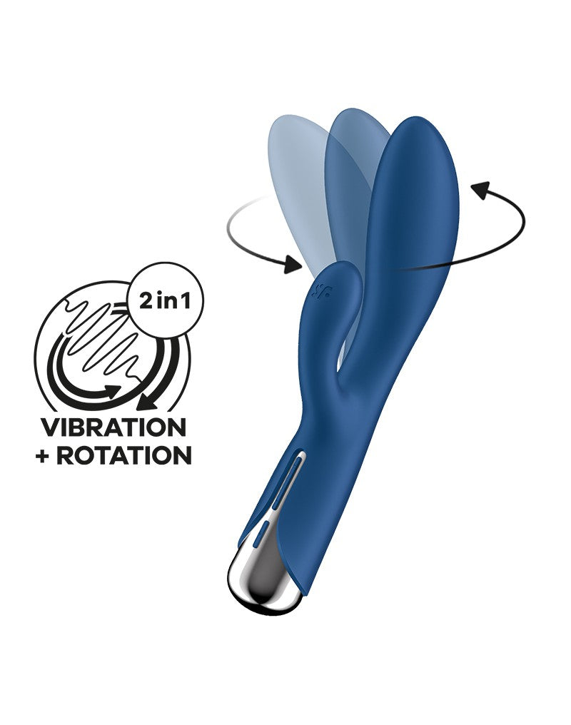 Satisfyer - Spinning Rabbit 1 - Kaninchen-Vibrator - Blau