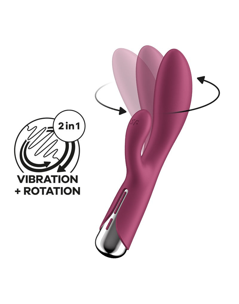 Satisfyer - Spinning Rabbit 1 - Kaninchen-Vibrator - Rot