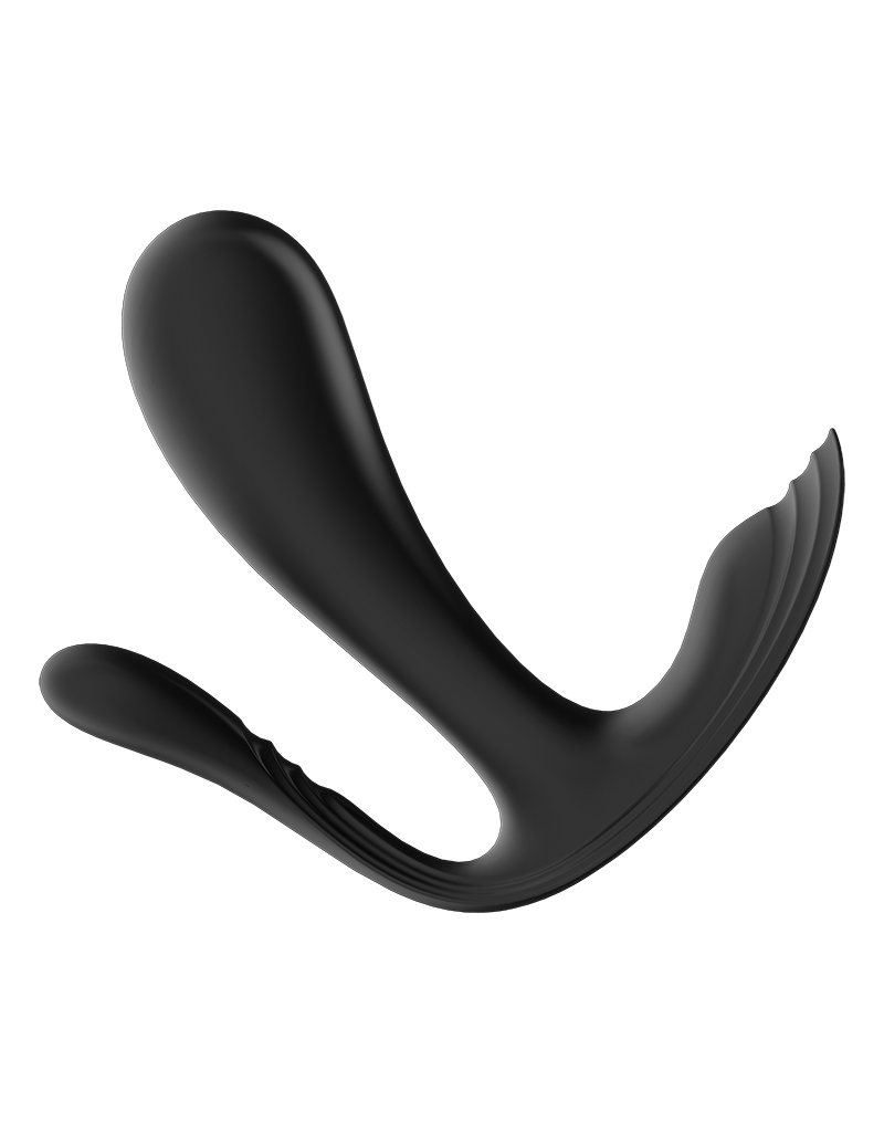 3: Satisfyer - Top Secret+ - Tragbarer Vibrator mit Analstimulator - Schwarz