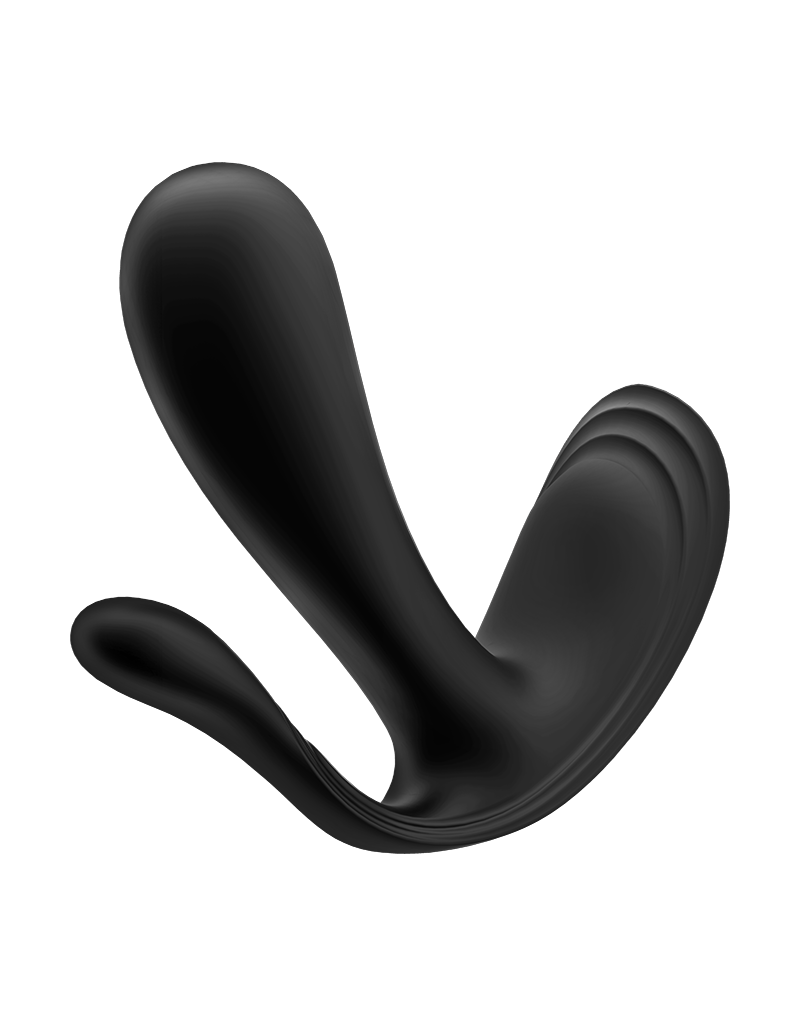 4: Satisfyer - Top Secret+ - Tragbarer Vibrator mit Analstimulator - Schwarz