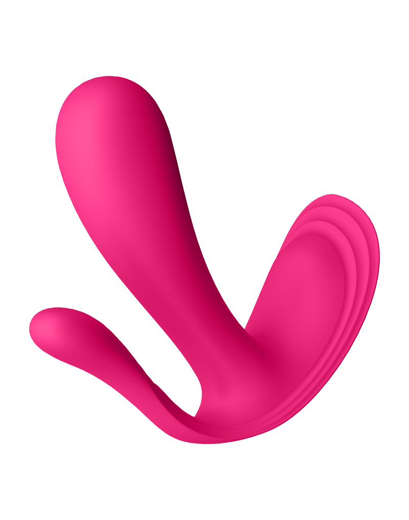 Satisfyer - Top Secret+ - Tragbarer Vibrator mit Analstimulator - Pink