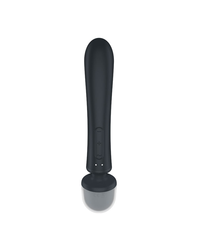 4: Satisfyer - Triple Lover - 2-in-1 Wand and Rabbit Vibrator - Grey