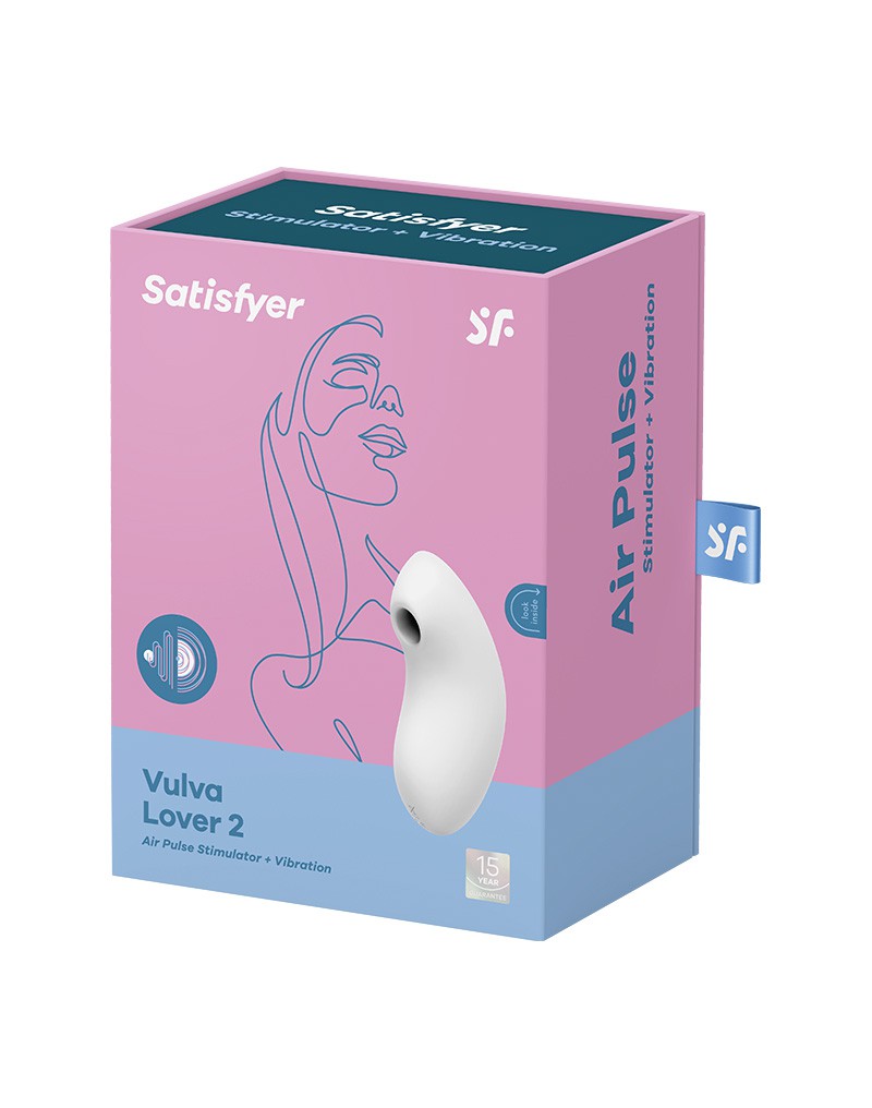 Satisfyer - Vulva Lover 2 - Air Pulse Vibrator - Weiß