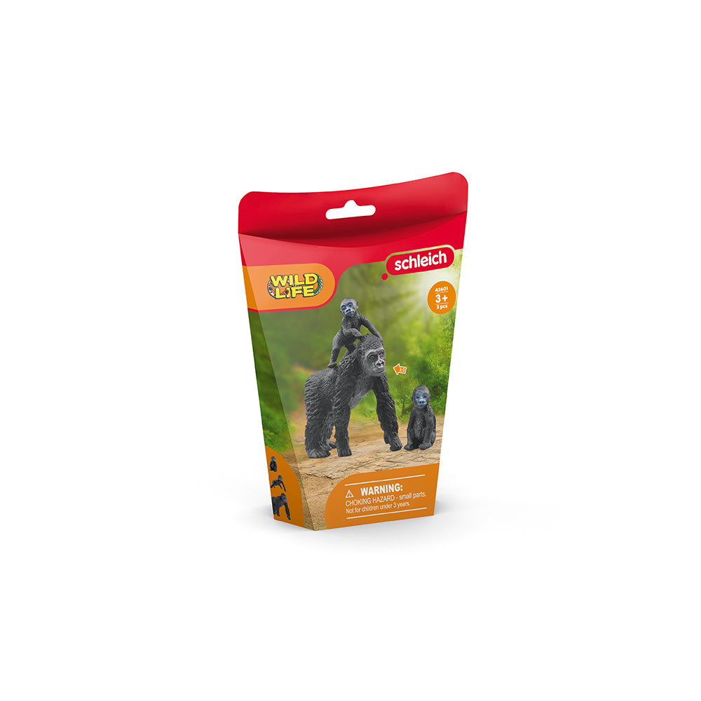 Schleich Flachland Gorilla Familie