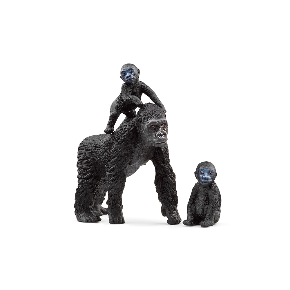 Schleich Flachland Gorilla Familie