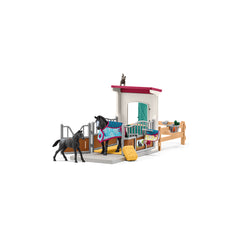 Schleich Pferdebox mit Stute und Fohlen