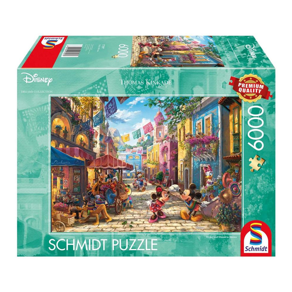 Puzzle Disney Mickey & Minnie in Mexico, 6000 Teile