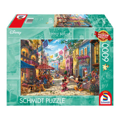 Puzzle Disney Mickey & Minnie in Mexico, 6000 Teile