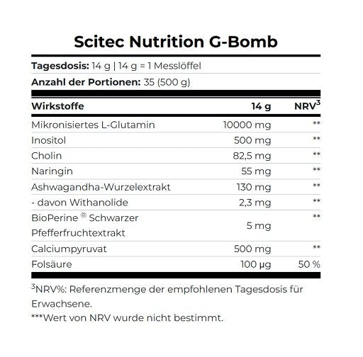 Scitec G-Bomb 500g