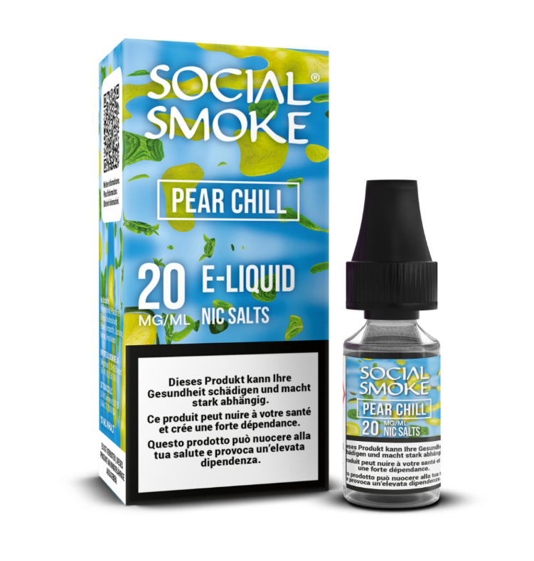 Social Smoke Liquids 20mg, Pear Chill