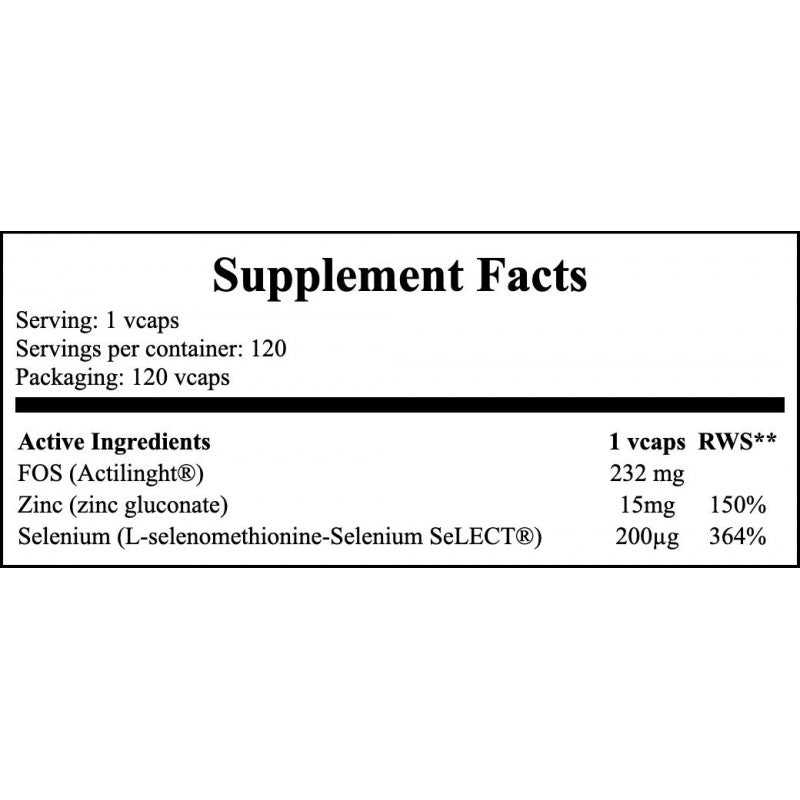 SE + ZN + Prebiotyk - 120caps. Selen Zink