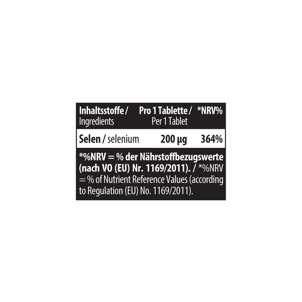 Selen 200 mcg 180 Tabletten