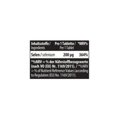 Selen 200 mcg 180 Tabletten
