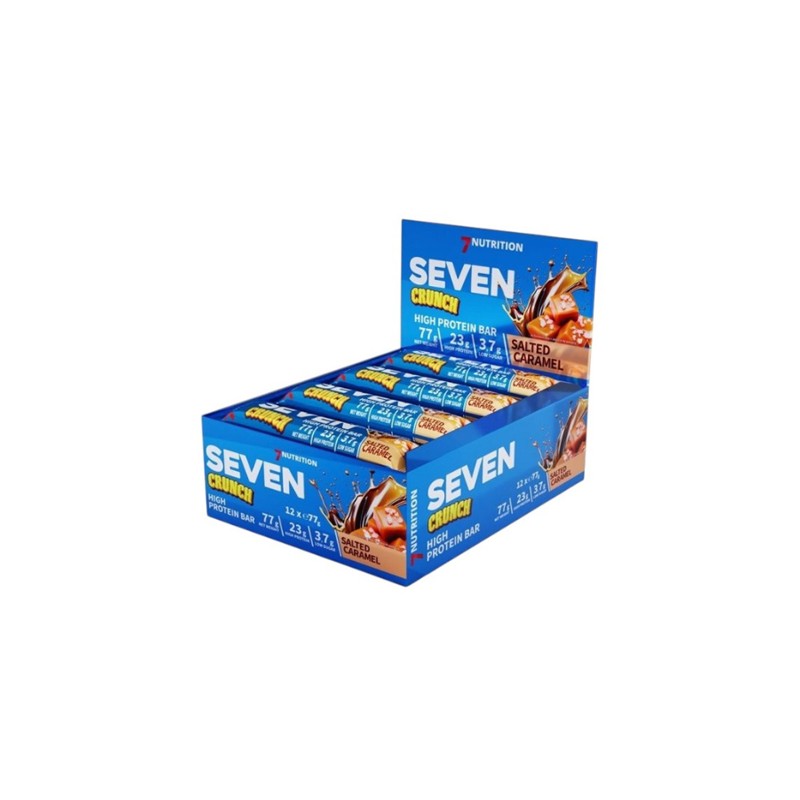 Seven Crunch HP Bar - 77g - Salted Caramel x12